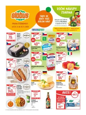 akční leták Globus 24.9.2025-30.9.2025