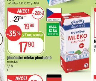 Jihočeské mléko plnotučné
