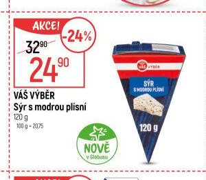 VÁŠ VÝBĚR Sýr s modrou plísní