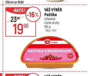 VÁŠ VÝBĚR Paštika