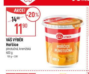 Váš výběr Hořčice