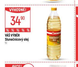 Váš výběr Slunečnicový olej