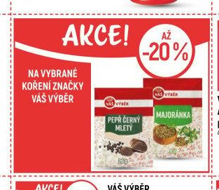 Váš výběr Koření