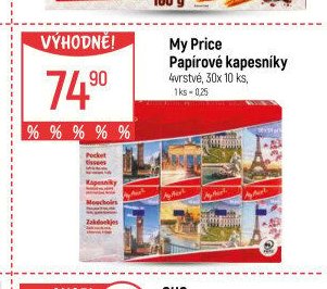 My Price Papírové kapesníky