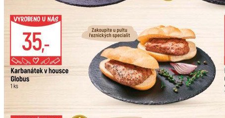 Karbanátek v housce Globus
