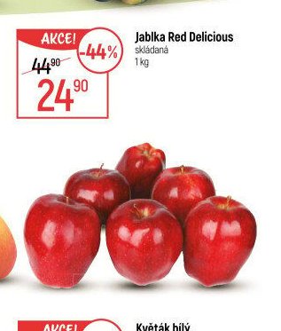Jablka Red Delicious