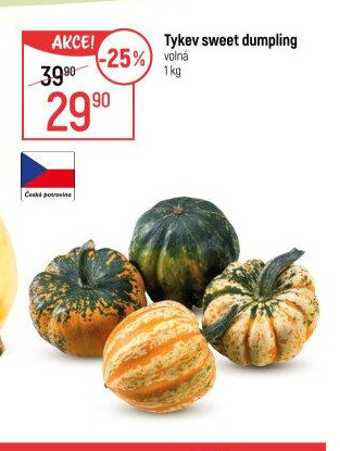 Tykev sweet dumpling volná 1 kg