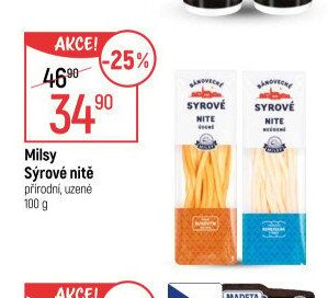 Milsy Sýrové nitě