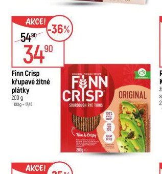 Finn Crisp křupavé žitné plátky