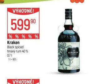 Kraken Black spiced