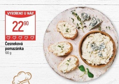 Česneková pomazánka Globus