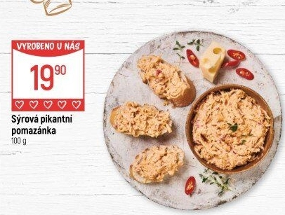 Pikantní sýrová pomazánka Globus