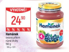 Přesnídávka ovocná Hamánek