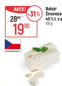 Sýr Balsýr Mlékárna Žirovnice