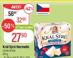 Sýr Hermelín Král sýrů