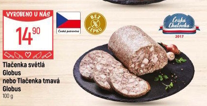 Tlačenka světlá Globus