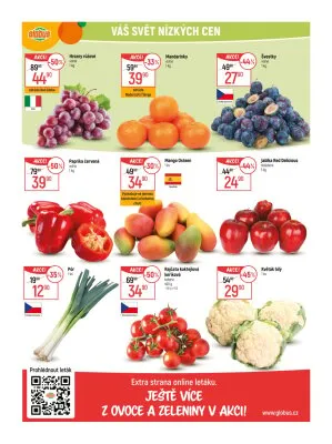 akční leták Globus 24.9.2025-30.9.2025