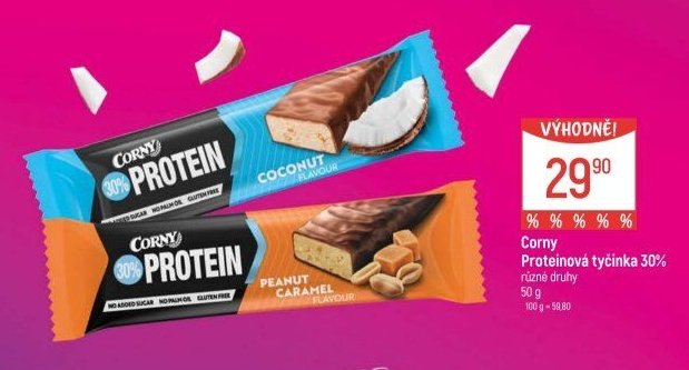 Corny Proteinová tyčinka 30% různé druhy 50 g