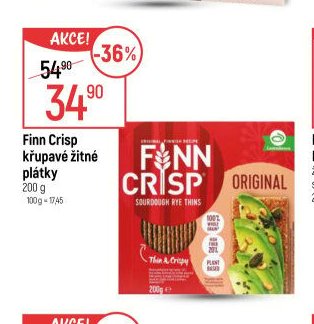 Finn Crisp křupavé žitné plátky