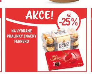 Pralinky značky Ferrero