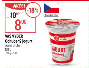 Jogurt krémový ochucený Váš Výběr