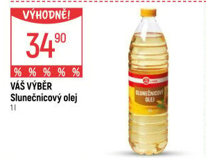 Olej slunečnicový Váš Výběr