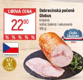 Pečeně debrecínská Globus