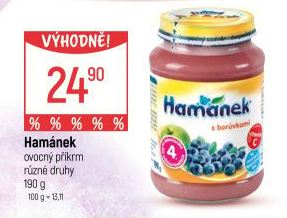 Přesnídávka ovocná Hamánek