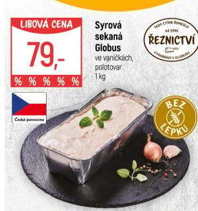 Sekaná syrová Globus