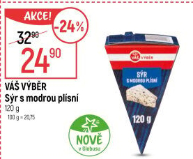 Sýr s modrou plísní Váš Výběr