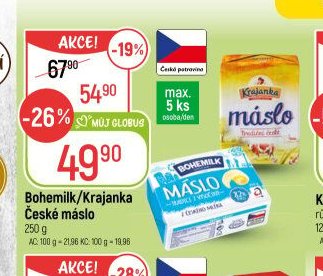 Bohemilk/Krajanka České máslo