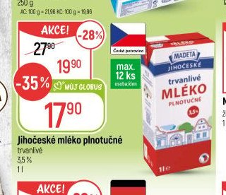 Jihočeské mléko plnotučné