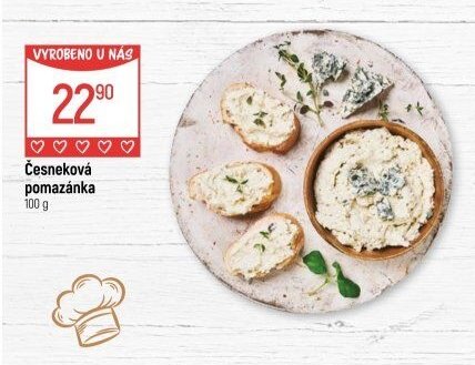 Česneková pomazánka 100 g - Globus akcniletaky.com