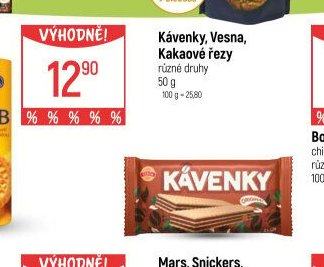Kávenky, Vesna, Kakaové řezy