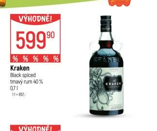 Kraken Black spiced