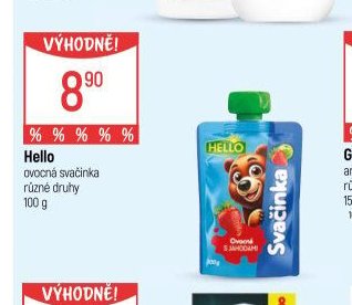 Hello ovocná svačinka