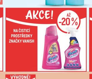 Vanish čisticí prostředky