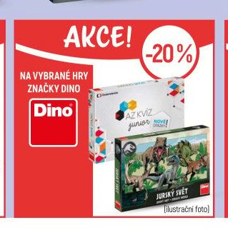 Na vybrané hry značky Dino - Globus akcniletaky.com