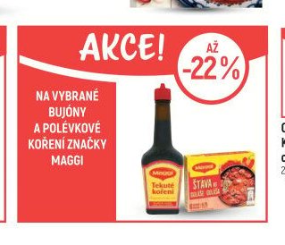 Na vybrané bujóny a polévkové koření značky Maggi - Globus akcniletaky.com