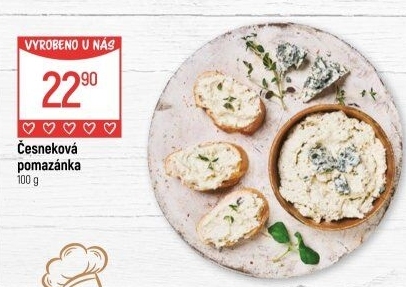 Česneková pomazánka Globus