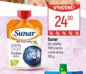 Kapsička do ručičky Ovocný příkrm Sunar