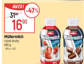 Nápoj mléčný Müllermilch Müller
