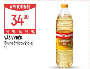 Olej slunečnicový Váš Výběr