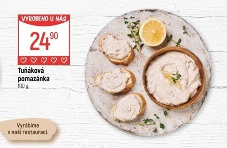 Tuňáková pomazánka Globus