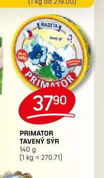 Primator tavený sýr