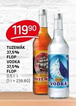 Tuzemák 37,5% Flop / Vodka 37,5% Flop