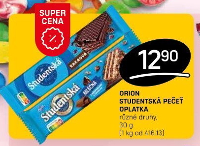 Oplatka Studentská pečeť Orion