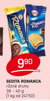 Oplatky Romanca Sedita