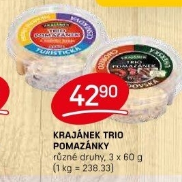 Pomazánky Trio Krajánek
