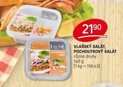 Salát vlašský Lahůdky Vavřík